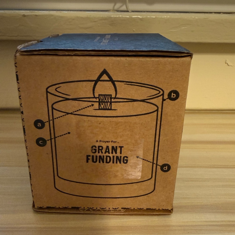 Cognitive Surplus Grant Funding Science Prayer Candle - White - Picture 3 of 6